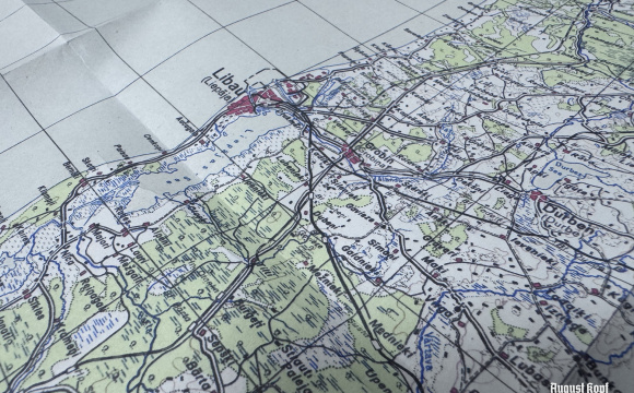 Courland Pocket Map set of 3