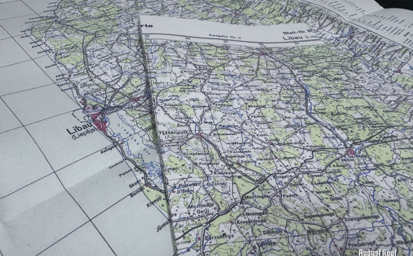 Courland Pocket Map set of 3