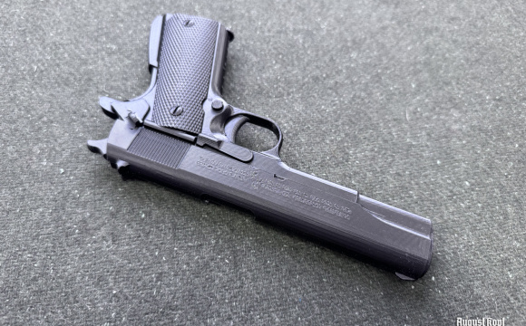 Cheap plastic filler for US Colt holsters.