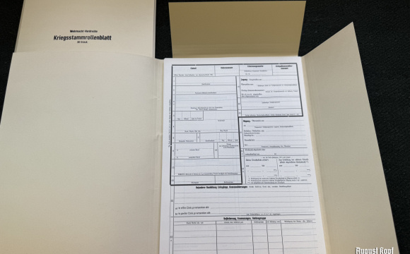 These forms were used by the German armed forces during World War II to record and manage the service history of military personnel.