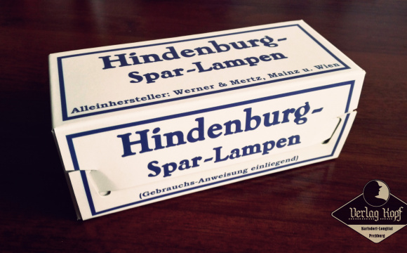 Famous Hindenburg candle package.