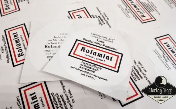 Kolamint sticker - Field-energy pastilles