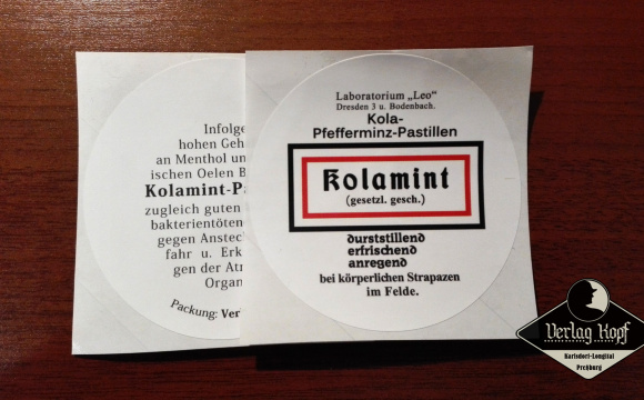 Kolamint sticker - Field-energy pastilles