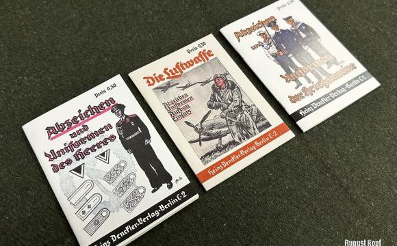 Very rare set containing 3 unique repro booklets.
