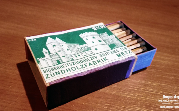 Matches box - Zündholzfabrik Metz