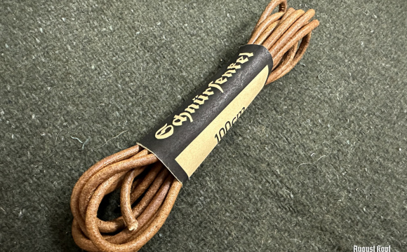 Leather laces 3mm brown round 2x 100cm