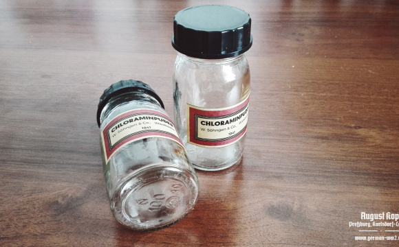 Chloraminpuder bottle empty