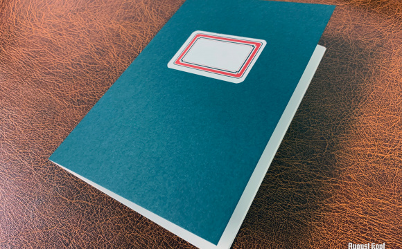 A5 format notebook - blank pages