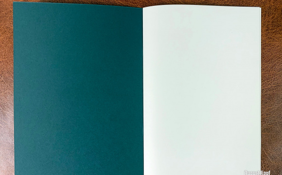 A5 format notebook - blank pages