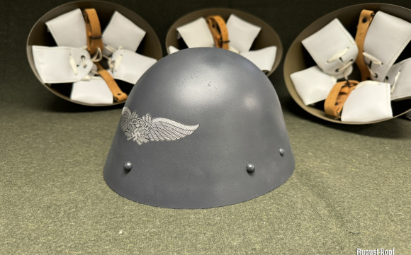 Reissued vz.32 Luftschutz helmet