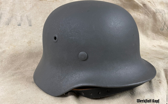 German WWII restored Heer M42 helmet (repro) –