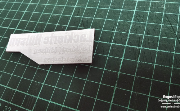 Rubber stamp: Lackierte Hülsen 3x sizes