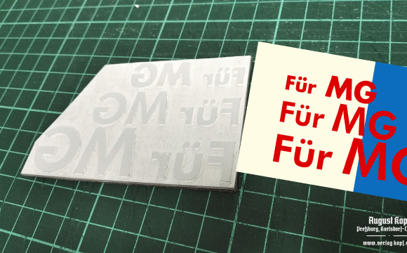 Rubber stamp: für MG 3x sizes