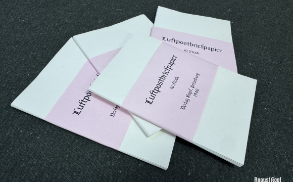Luftpostbrief paper sheets 10pcs