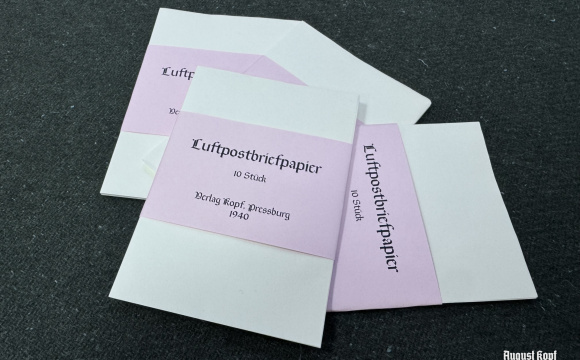 Luftpostbrief paper sheets 10pcs