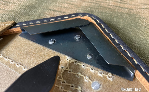 Klappspaten leather case - Light color