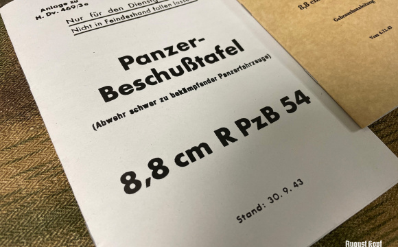 Panzerschreck booklet set 4pcs