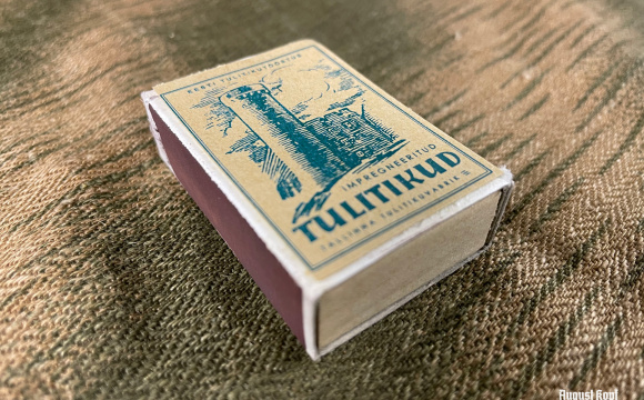 Postwar box reworked with historical matches design.