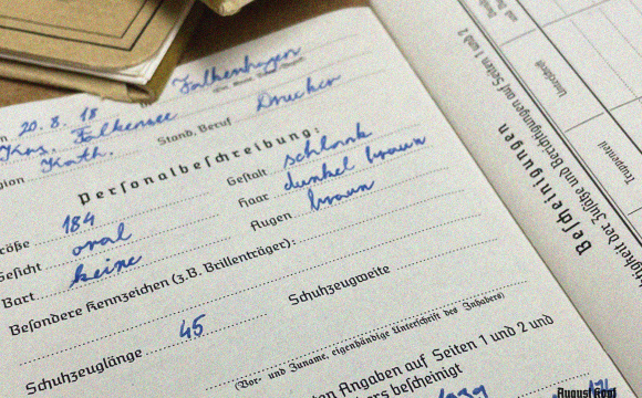 Heer/SS Soldbuch filling service (incl. stamps)