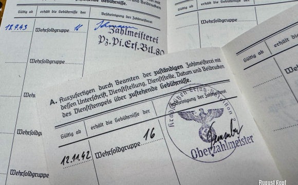 Heer/SS Soldbuch filling service (incl. stamps)
