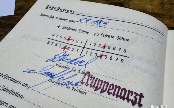 Heer/SS Soldbuch filling service