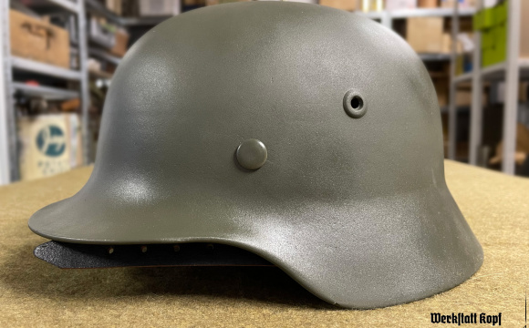 Original german WW2 helmet, restored for reenactment use.