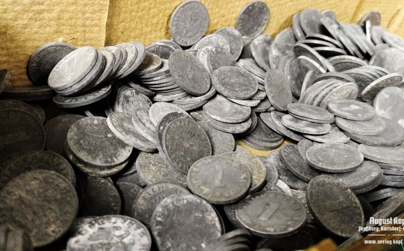 Zinc 1 Reichspfennig set of 10 coins