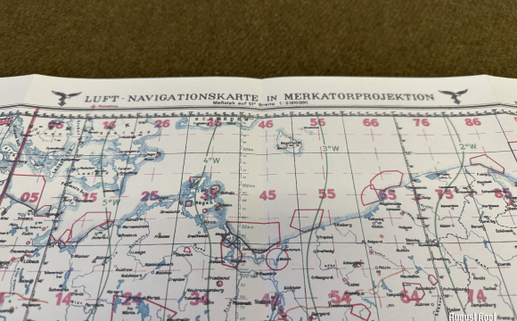 Luft-navigationskarte LW map