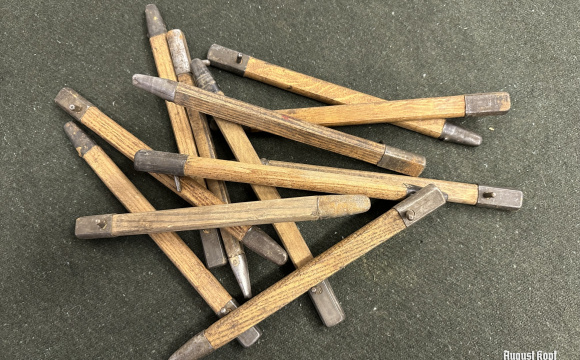 Original wooden tent peg