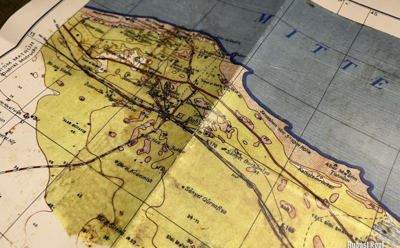 Deutsche karte El Alamein