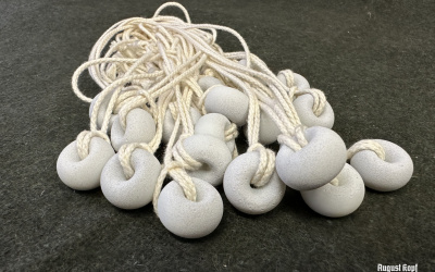 New reproduction of pulling cord for initiating the fuse in Stielhandgranate (nebel, 24, 39, training version).