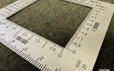 Mapcase ruler - Planzeiger