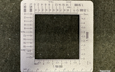 Mapcase ruler - Planzeiger