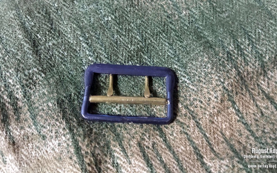 Original two-prong metal buckle set of 20pcs blue