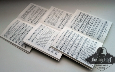 Complete set of Soldaten Liederbuch