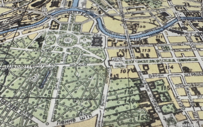 Berlin map in Azbuka