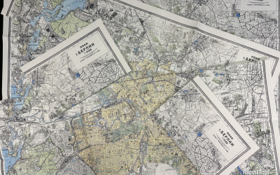 Berlin map in Azbuka