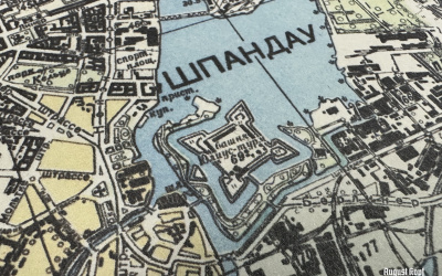 Berlin map in Azbuka