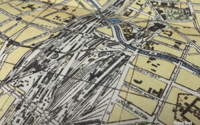 Berlin map in Azbuka