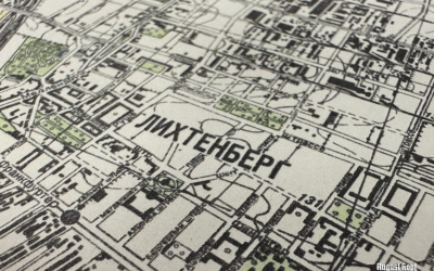 Berlin map in Azbuka