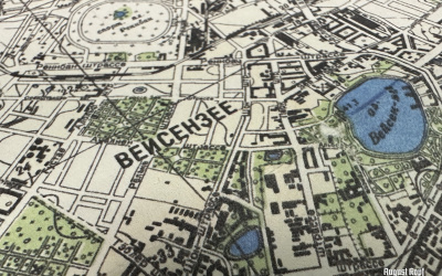 Berlin map in Azbuka
