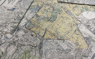Berlin map in Azbuka