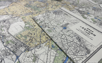 Berlin map in Azbuka