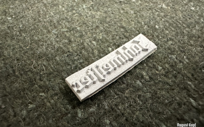 Stamp Zahlmeister for official documents.