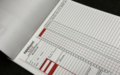 Schlüsselzettel form - coding table 20 sheets A4