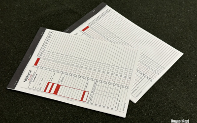 Schlüsselzettel form - coding table 20 sheets A4