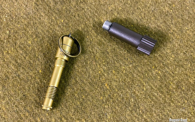 Resin reproduction of common German fuse ignition.