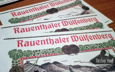 Interesting set of 9 labels suitable since WW1, and if you like old wines also in WW2 :)


3x Gebrüder Altenkirch - Rüdesheimer

3x Gebrüder Altenkirch - 1906er Niersteiner

3x Gebrüder Altenkirch - Rauenthaler Wülfenberg