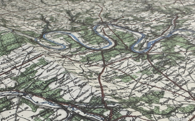 Sonderausgabe Heereskarte Rouen