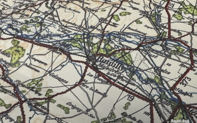 Sonderausgabe Heereskarte Paris Ost